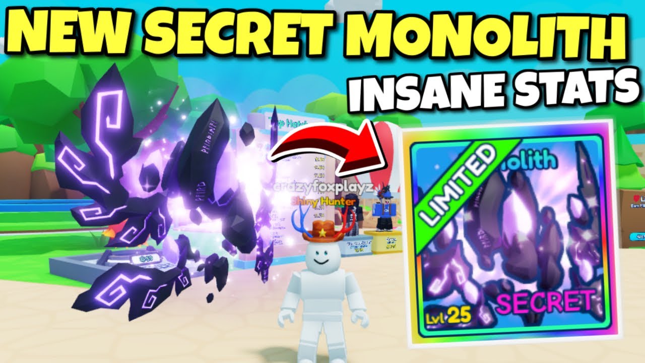 NEW SECRET MONOLITH Made me RICH In SEASHELLS... (Bubble Gum Simulator INFINITY)