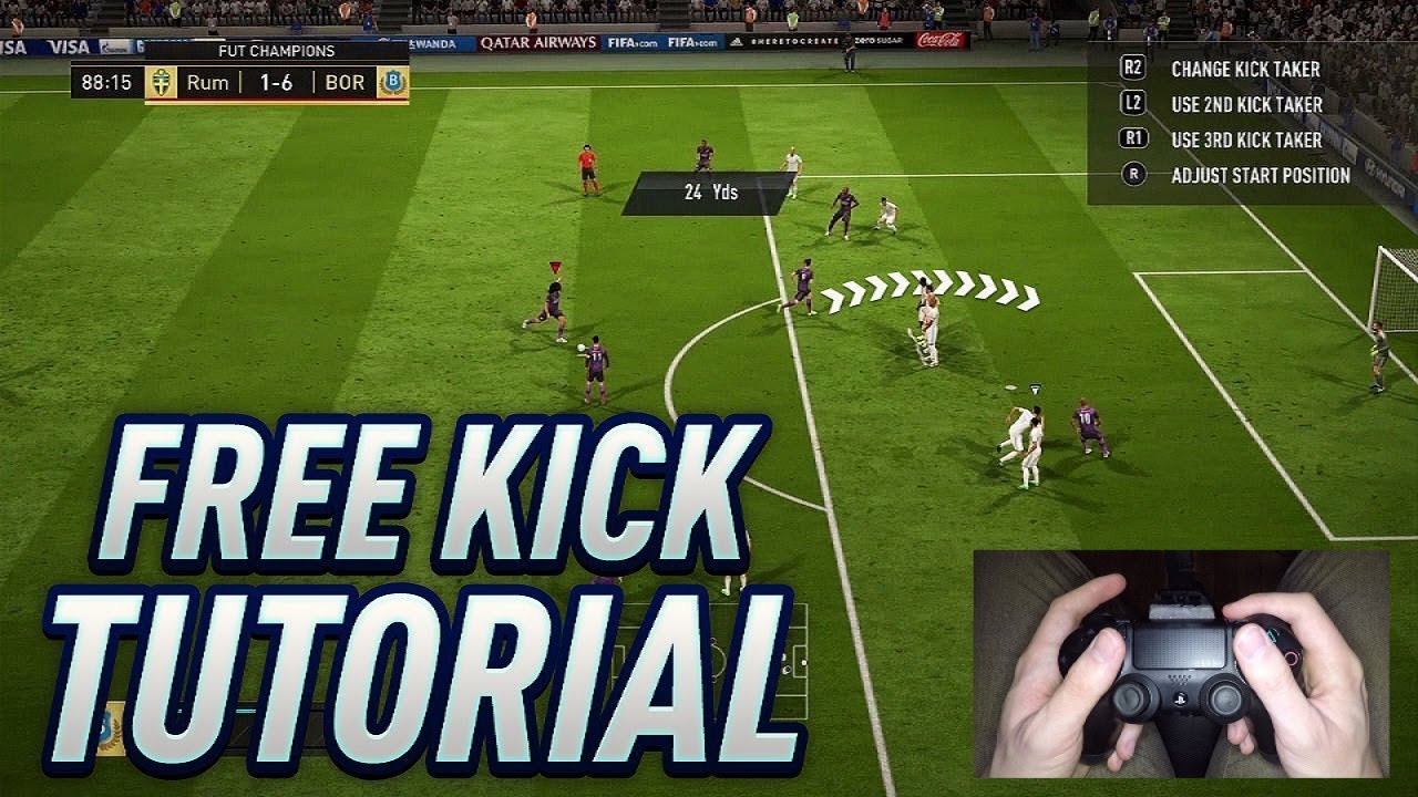 HOW TO SCORE FROM ALMOST EVERY FREE KICK IN FIFA 18