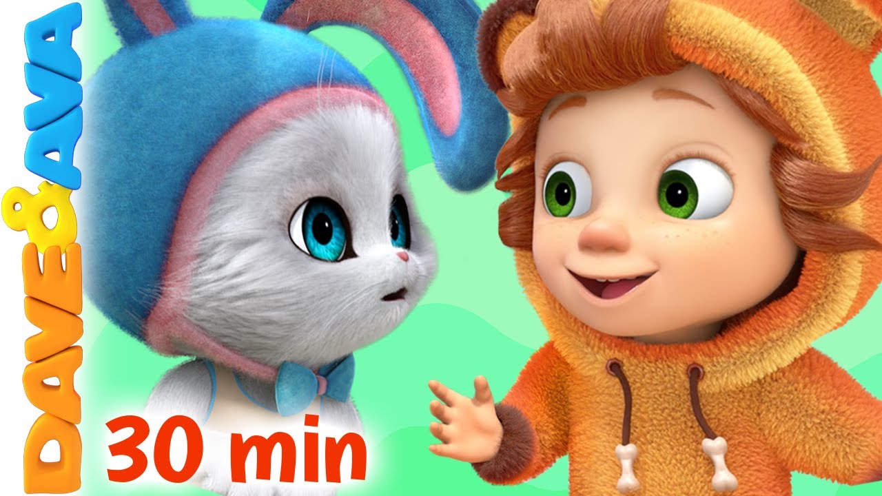 😊 In a Cabin in the Woods and More Nursery Rhymes | Little Kittens | Baby Songs by Dave and Ava 😊