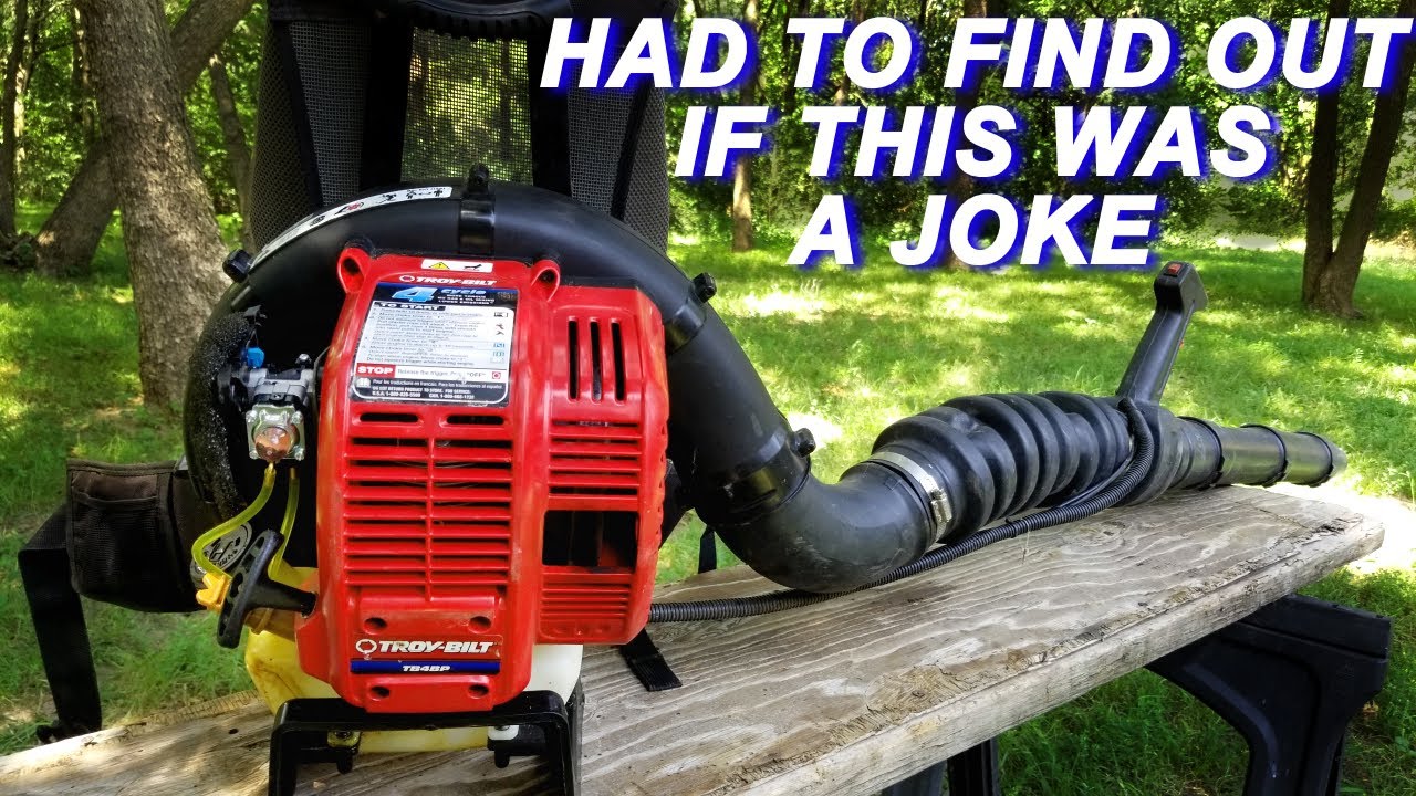 Пытаюсь найти проблемы с этим ранцевым воздуходувом Troy-Bilt.