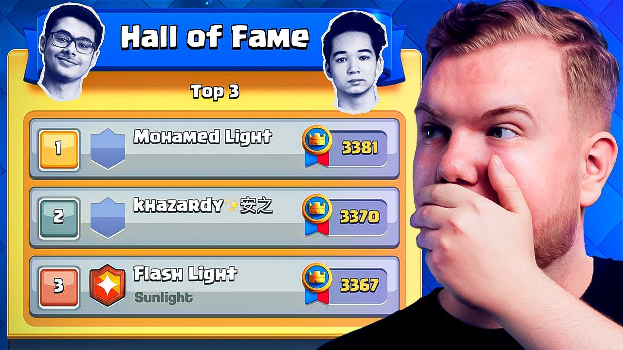 MOHAMED LIGHT VS EGOR FOR THE #1 FINISH IN SEASON END! - Clash Royale
