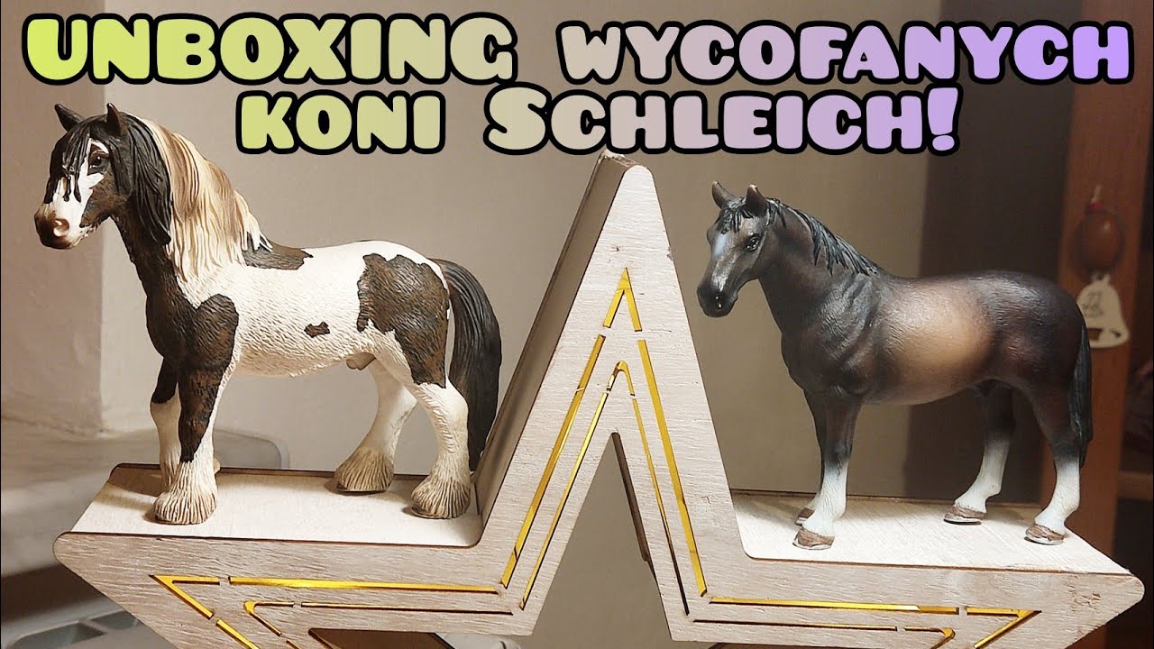 UNBOXING WYCOFANYCH figurek SCHLEICH (ogier hanowerski, ogier tinker)