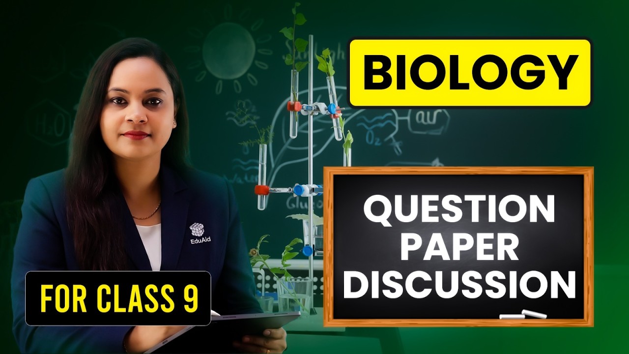 EduAid One Shot Live | Biology | Question Paper Discussion | Class 9 | SEBA