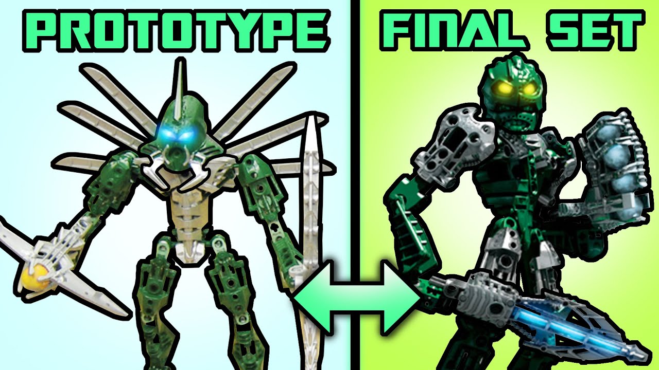 Prototype Piraka & Inika VS The Final BIONICLE Sets