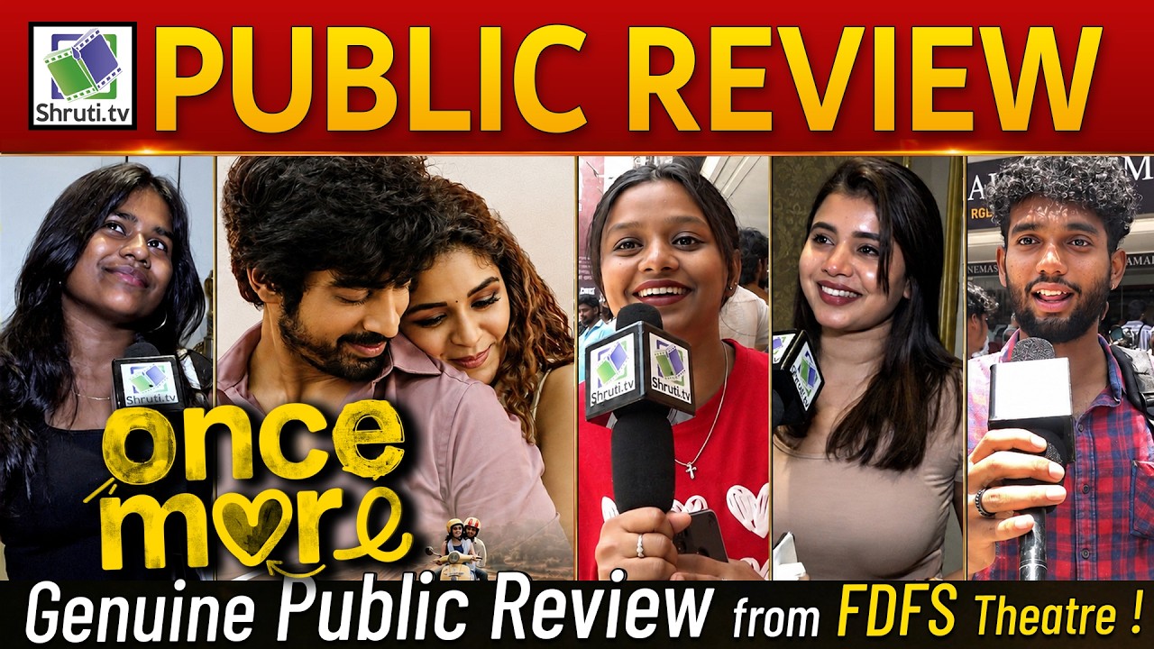 Once More Tamil Movie Public Review | Arjun Das, Aditi Shankar | Once More FDFS Public Review