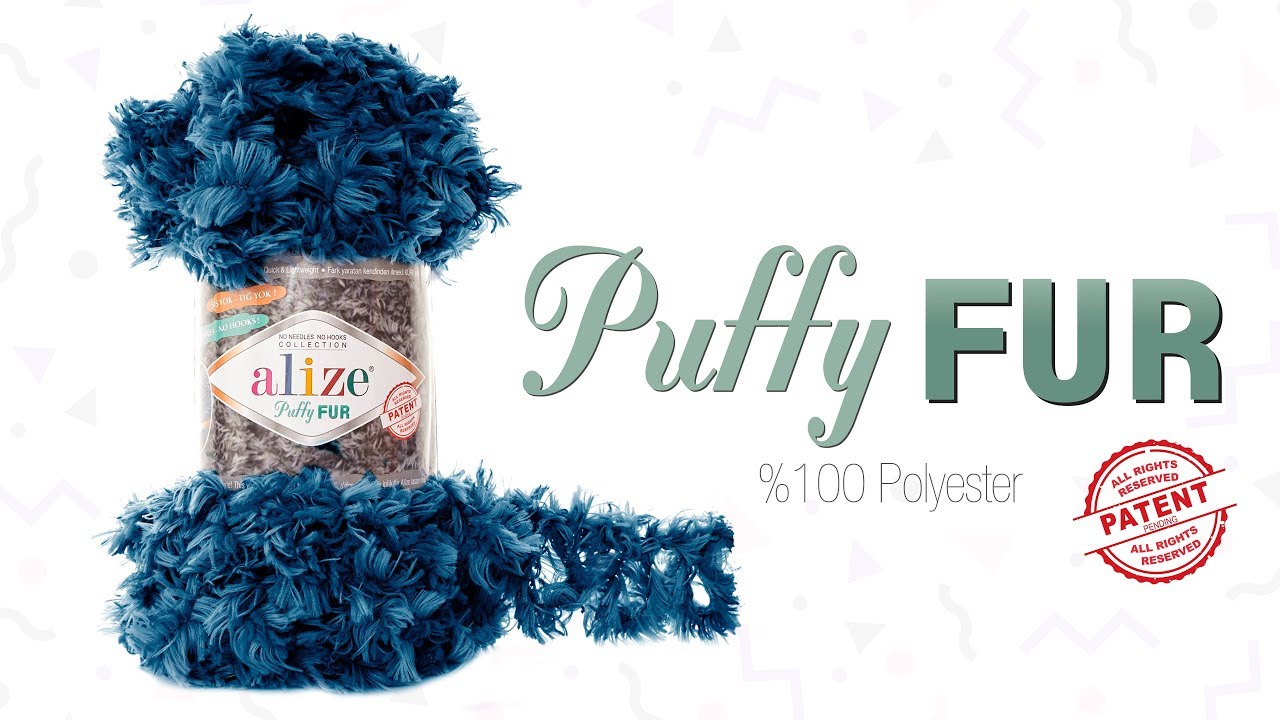 Alize Puffy Fur - Kendinden ilmekli Kürk İplik - Alize Puffy family 