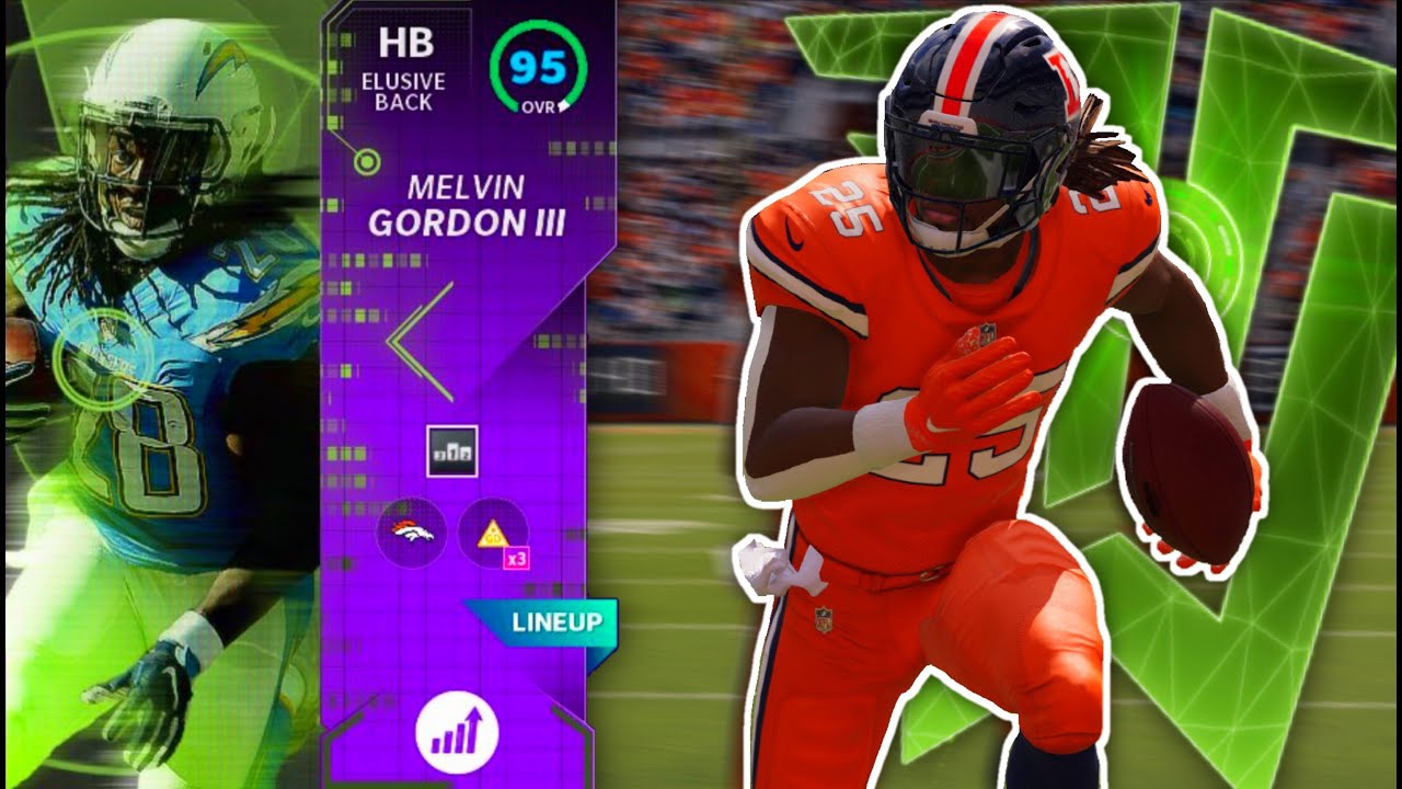 LTD MELVIN GORDON IS ELITE!! 93 OVR TOTW WEEK 9 GAMEPLAY [MADDEN 21]