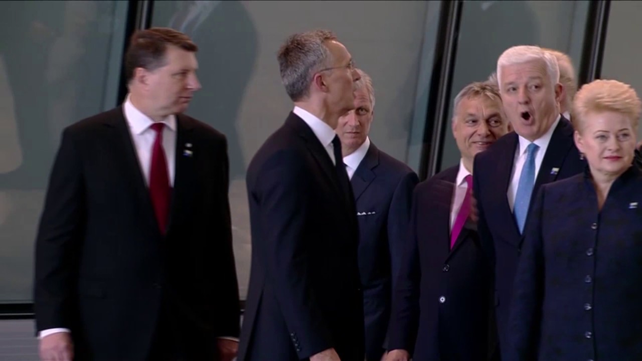 Trump appears to push past Montenegrin prime minister