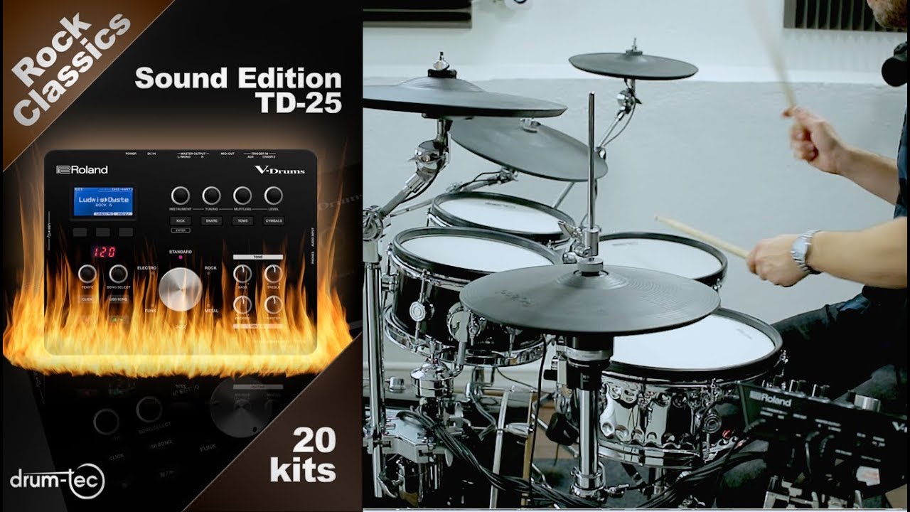 Roland TD-25 Rock Classics Sound Edition by drum-tec