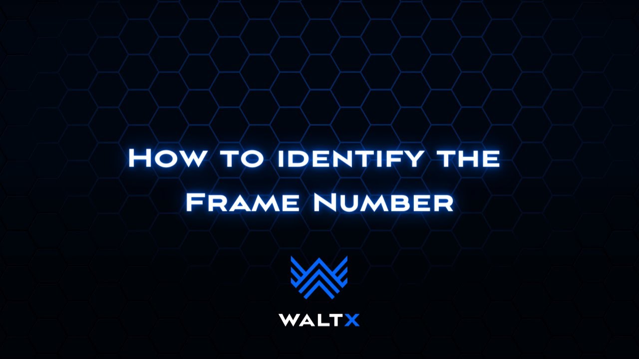 How to identify the Frame Number