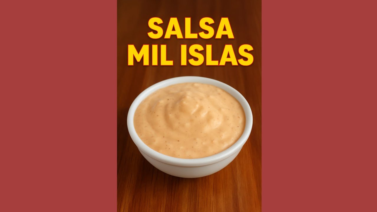🥣Salsa Mil Islas (Thousand Island)👌#salsas #videoviral #recetas 