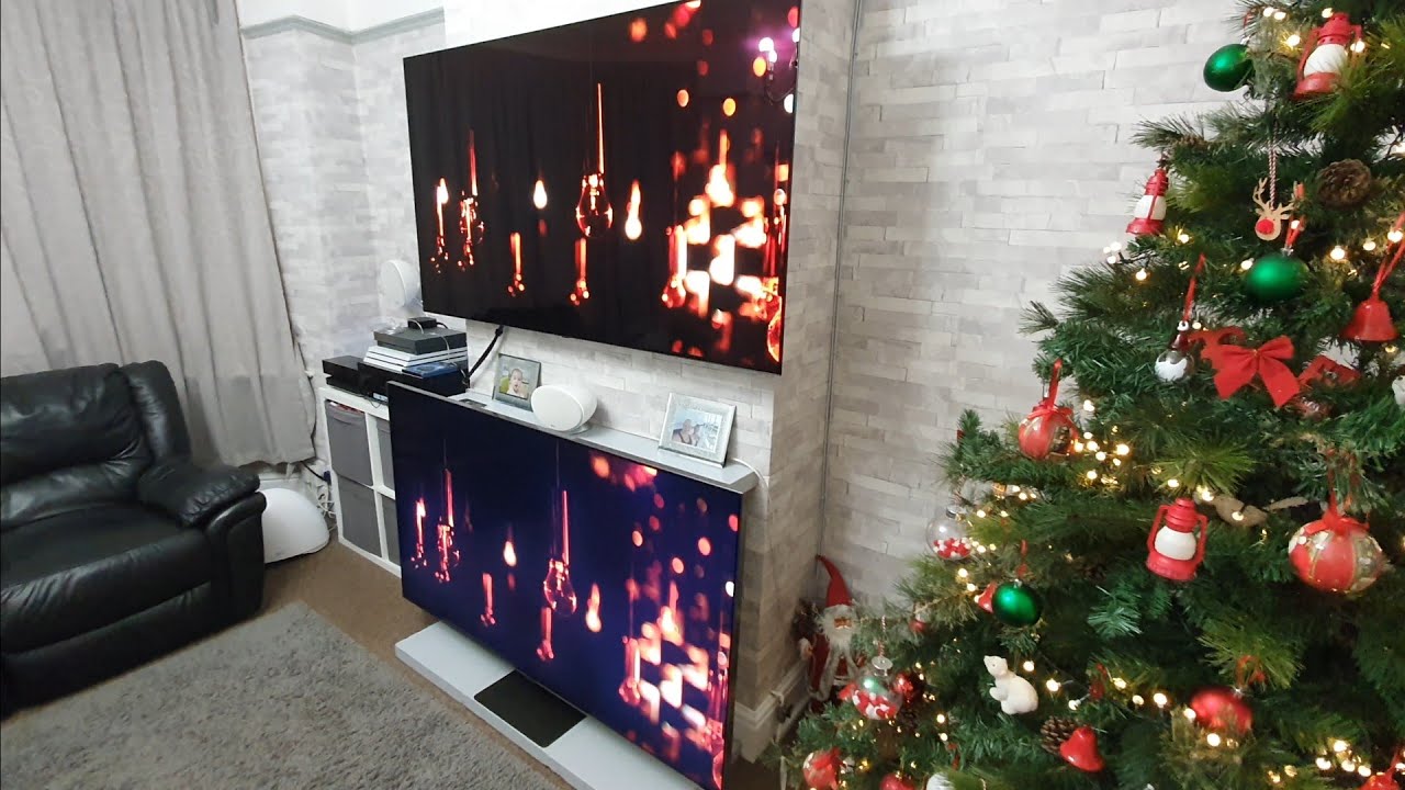 LG OLED (B9) vs Samsung QLED (Q90r) black levels / blooming test