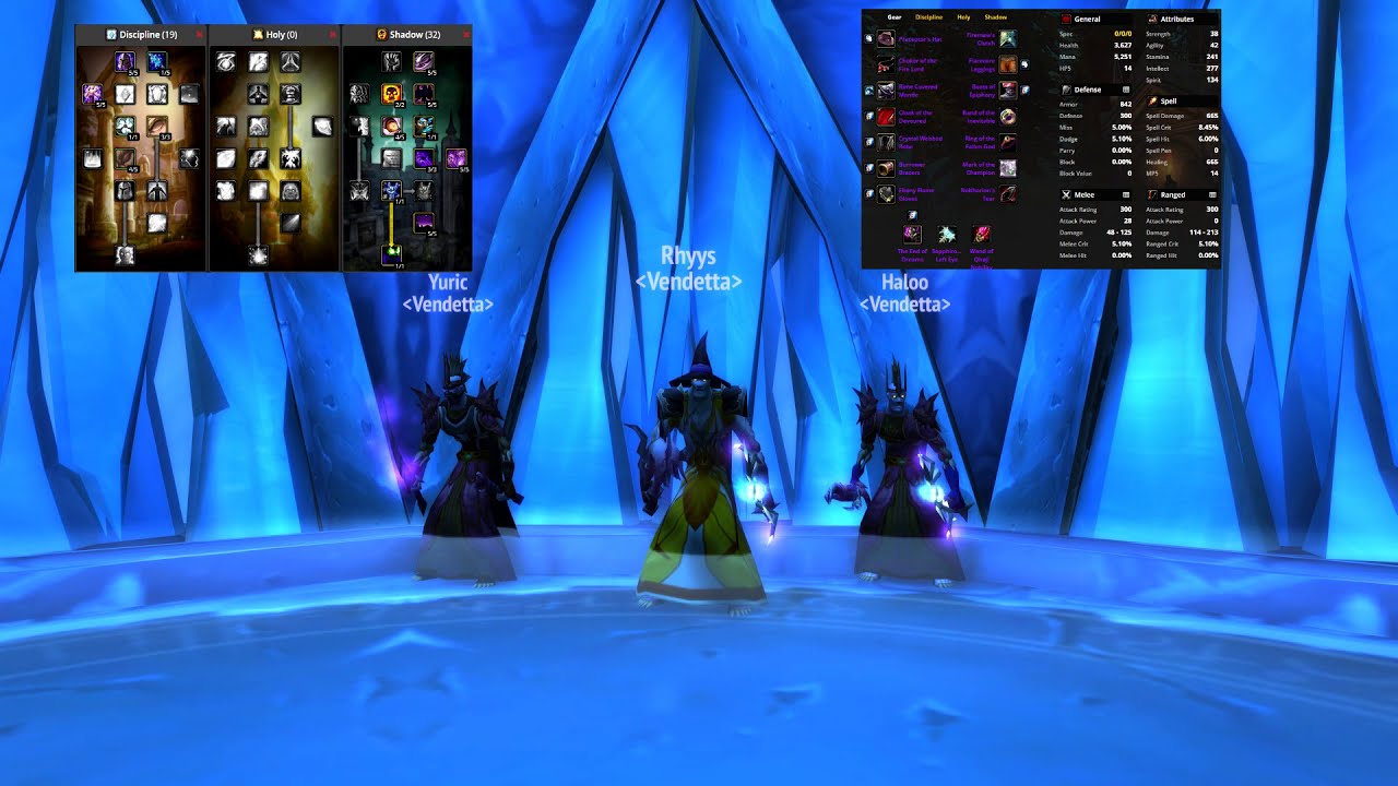 Rhyys Shadow Priest - Naxxramas FULL Abomination Wing High DPS/Parsing