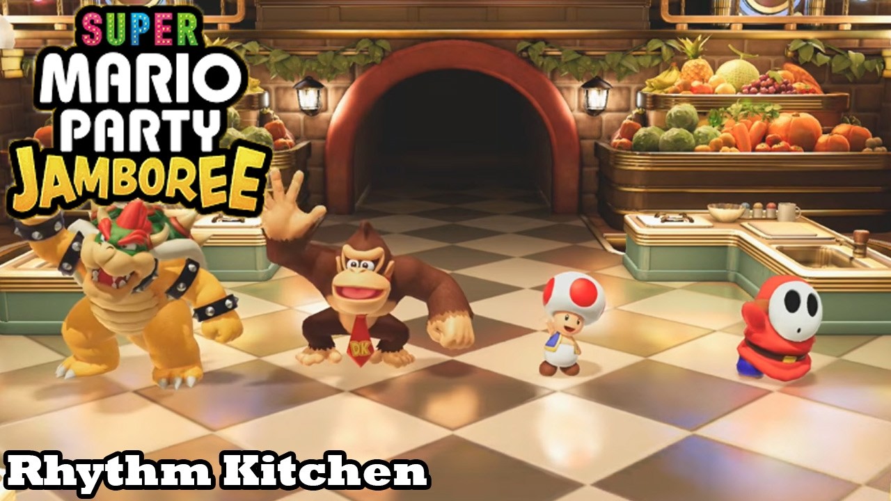 Slim Plays Super Mario Party Jamboree - Rhythm Kitchen