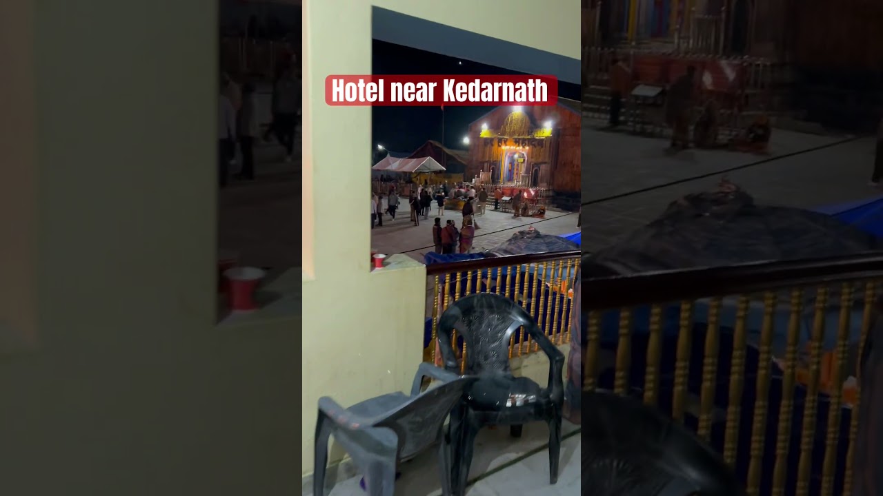 Hotel in front of Kedarnath !!! #kedarnath #thrillblazers #travel #officetrip #leh #uttarakhand