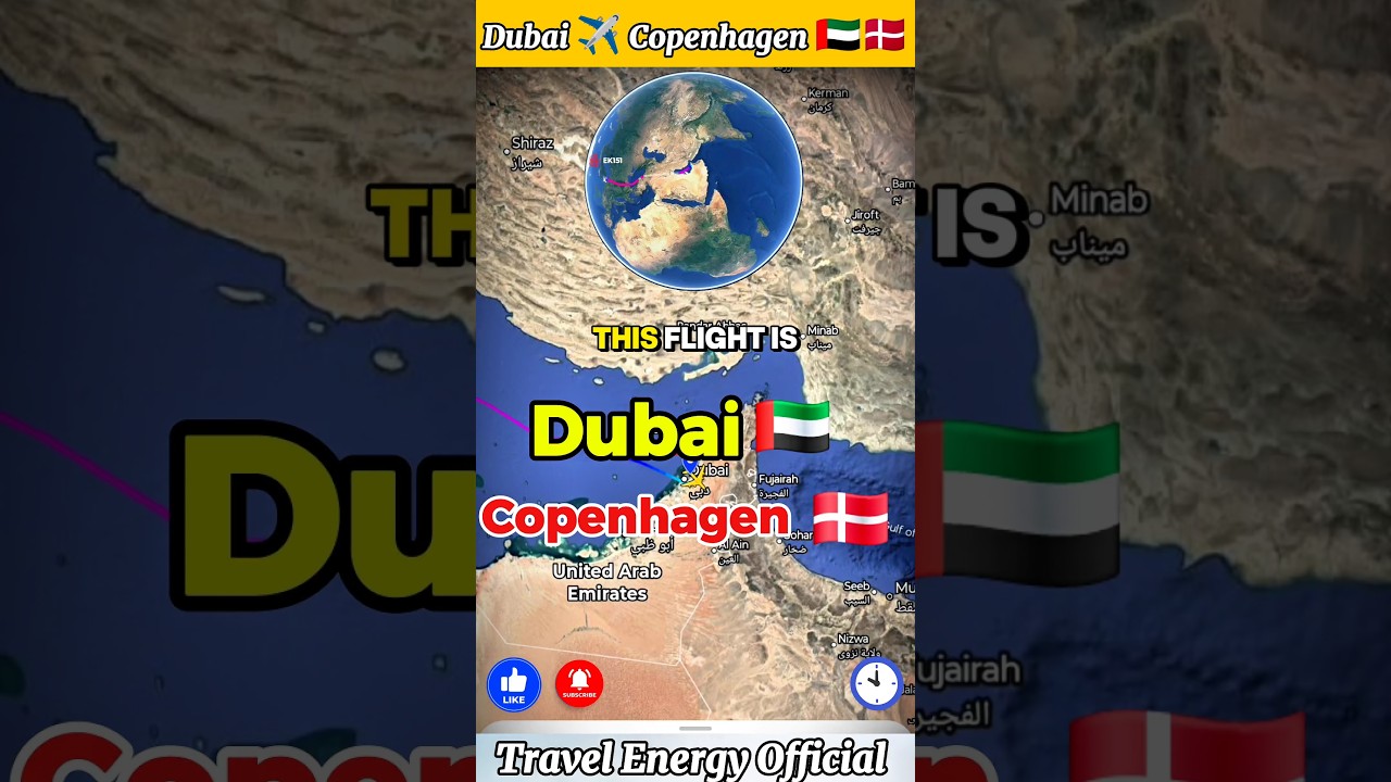 Dubai to Copenhagen 🇦🇪✈️🇩🇰 | Emirates EK151