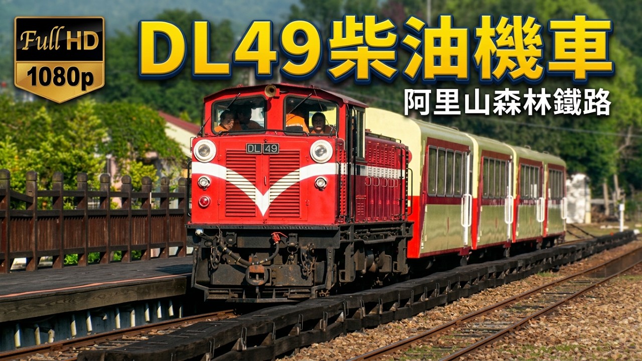 阿里山森林鐵路DL49柴油機車+APC1+APC6+APC7+APC9