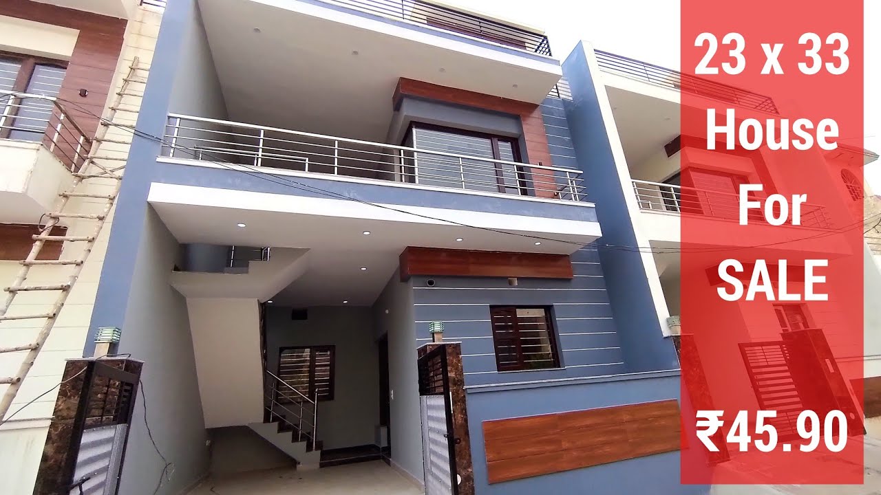 Affordable Independent Kothi For Sale, 23x33 House Plan, Luxury Interior Design, Mohali, Chandigarh