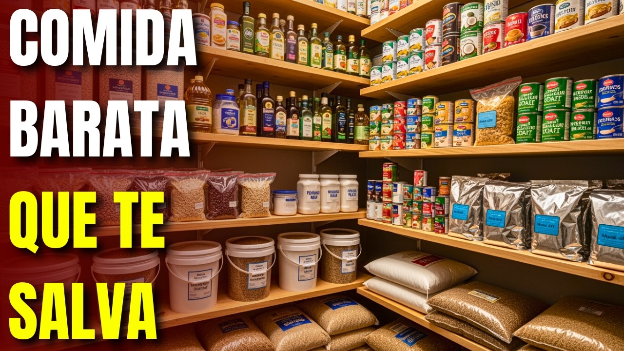 Solo Necesitas Almacenar Estos 7 Alimentos para Sobrevivir