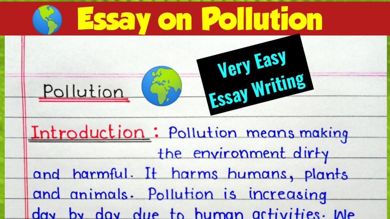 Essay on Pollution in English|Pollution Essay|Essay Writing#pollution#pollutionessay