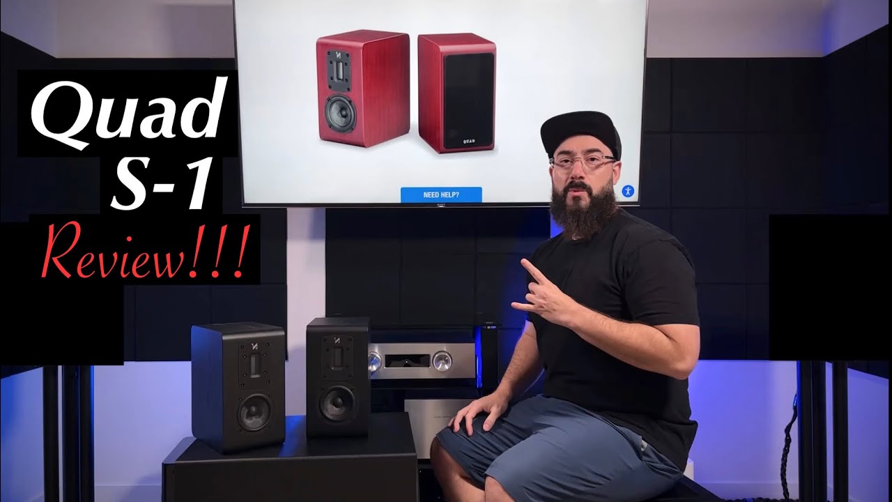 Quad S-1 Bookshelf Speaker Review.  ehhhh desktop speaker review really....