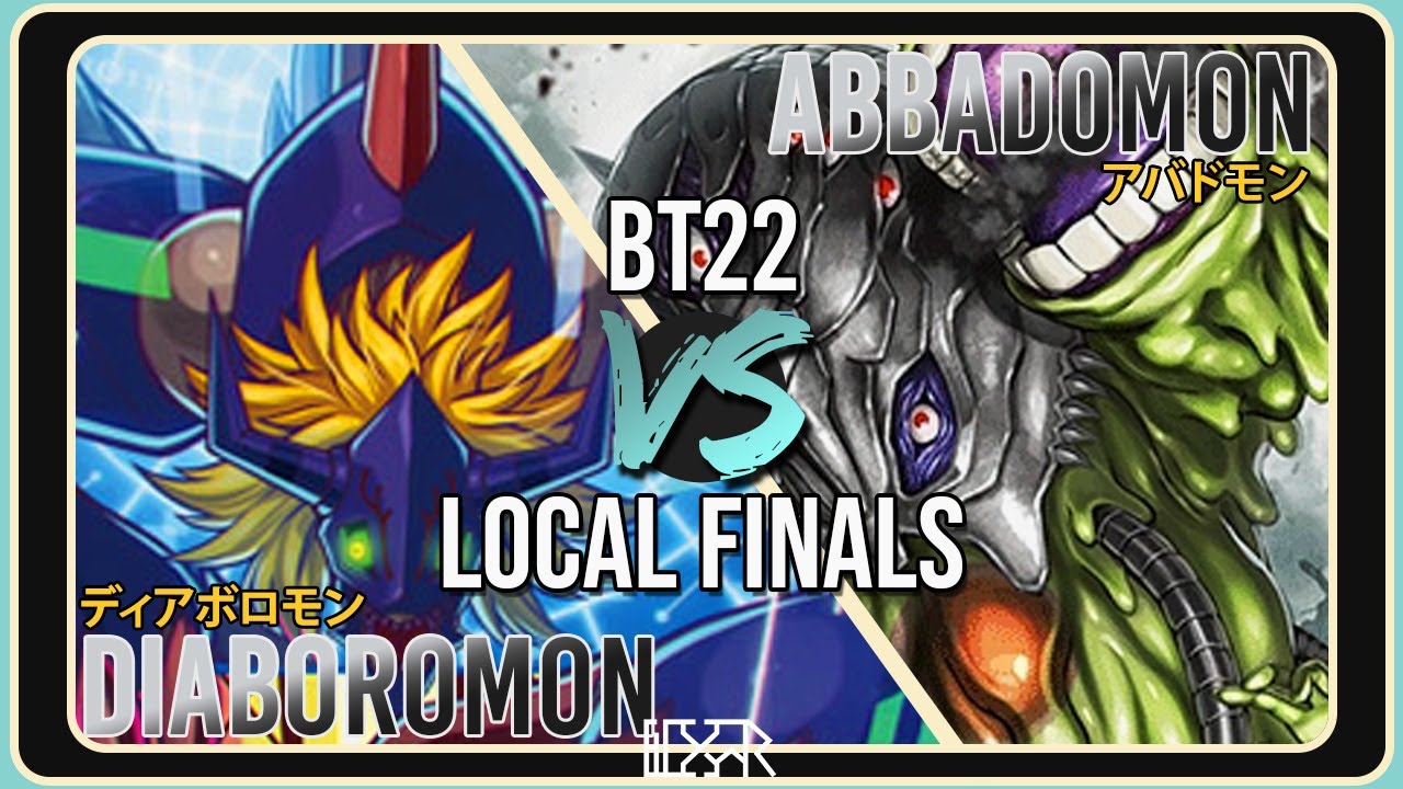 Комментарий к матчу Диаборомон против Аббадомона [Digimon TCG BT22 Local FINALS]