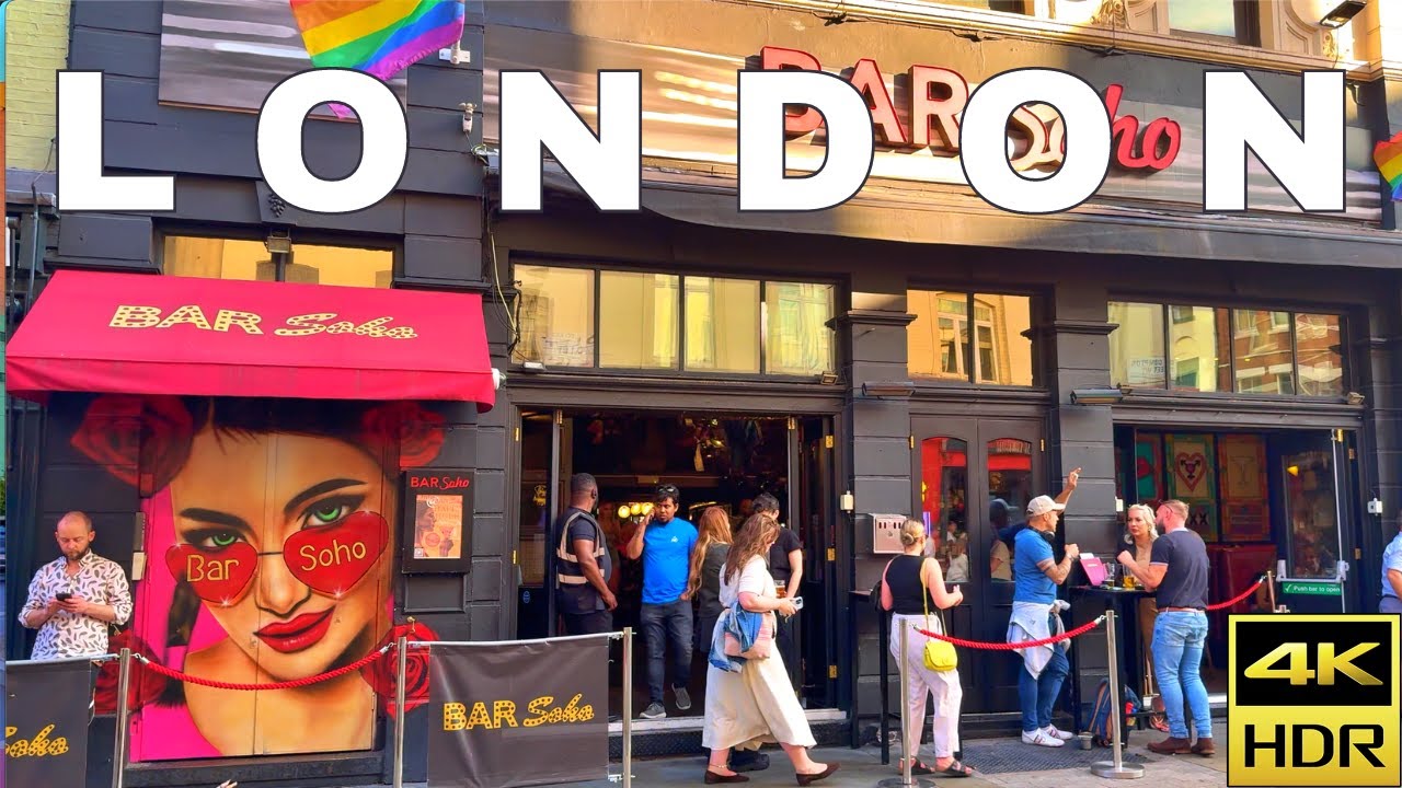 LONDON | Soho on a Saturday! | 4K HDR