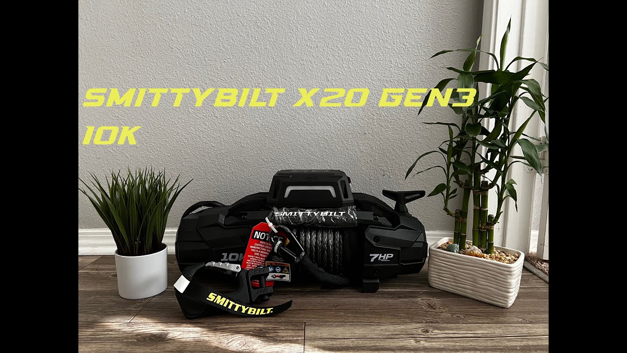 Unboxing the SmittyBilt X20 GEN3 10K Winch!