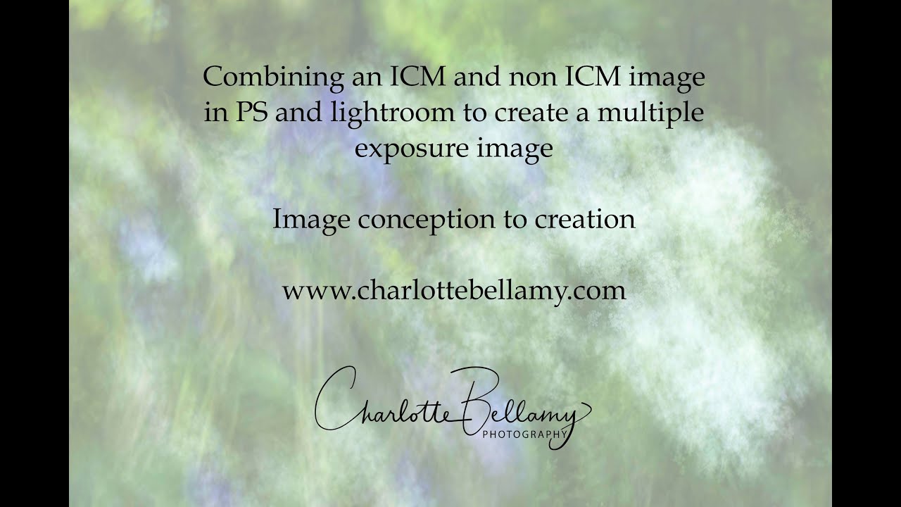 Combining an ICM with a non ICM image - creating a multiple exposure in PS.