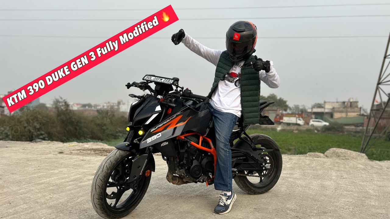 KTM 390 DUKE GEN-3 FULLY MODIFIED 🔥#motorcycle #youtubeshorts #@readytofly1240 @TonyVlogs8882