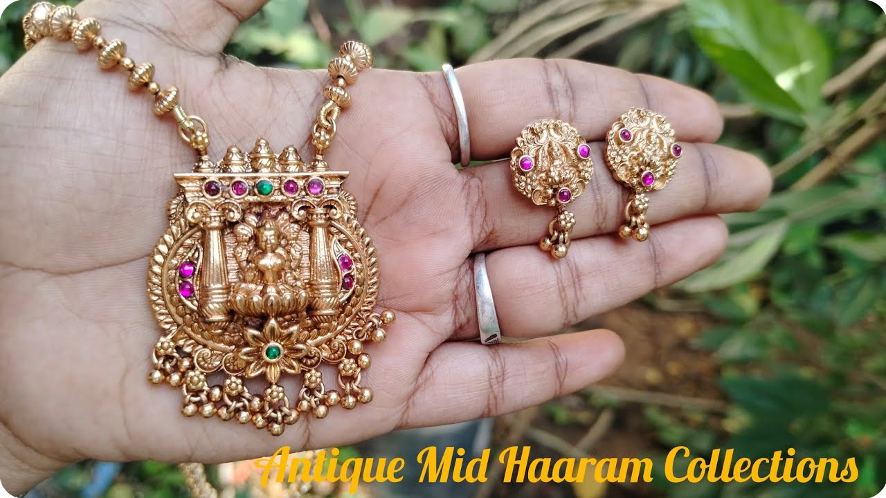 Part-128✨ Antique Pendant collections #newcollection newly arrived #templejewellery #new dm ur order