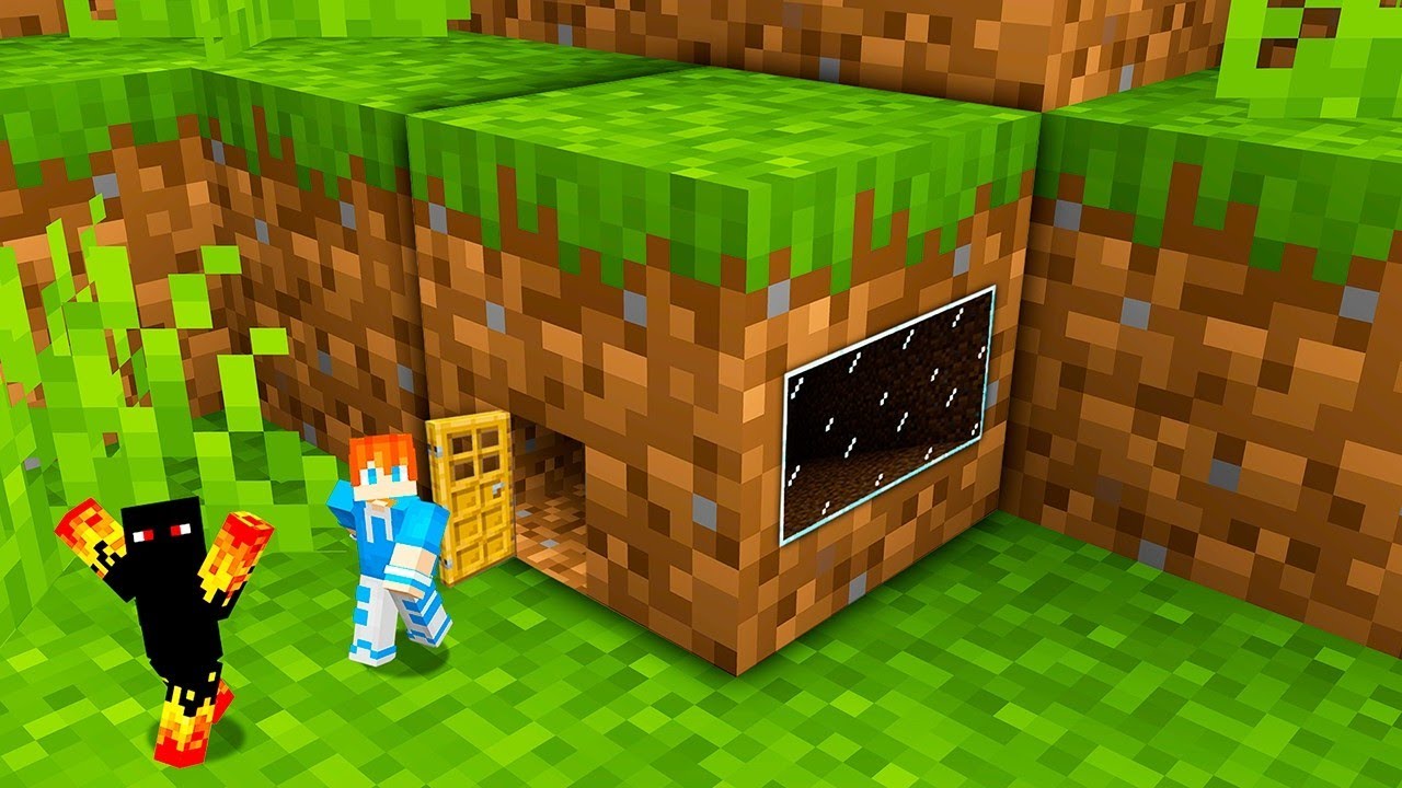 Sobrevivi 100 dias dentro dos blocos do Minecraft