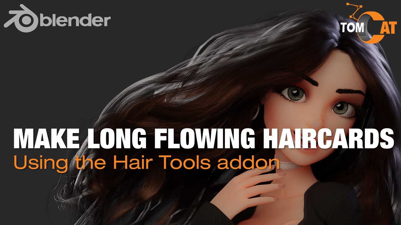 How to make long flowing haircards - with Hairtools