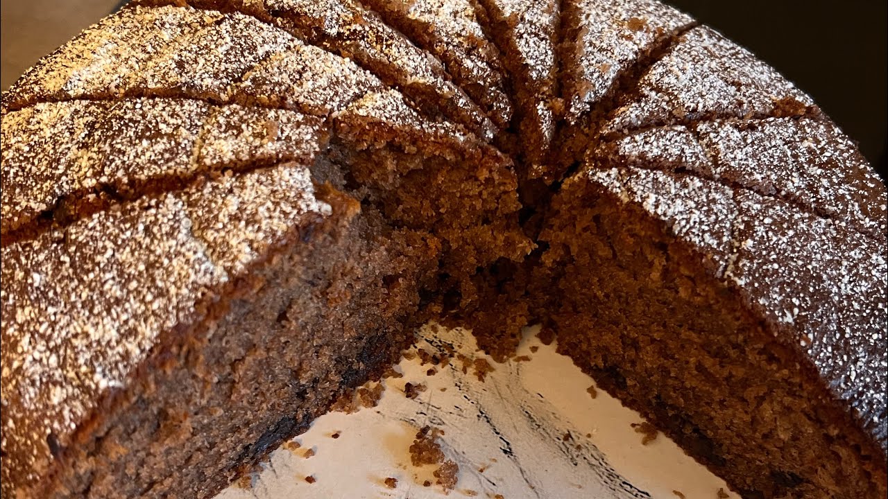 Schokoladenkuchen mit Rotwein