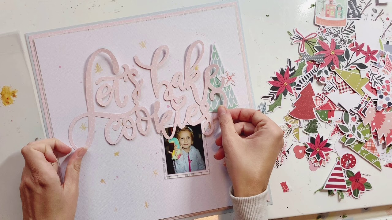 Christmas Cookies | Scrapbook Layout | Hip Kit Club