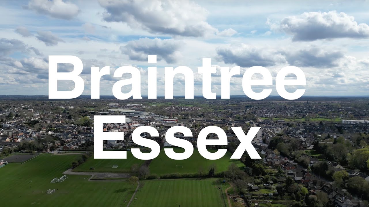 Braintree Essex By Drone 4K