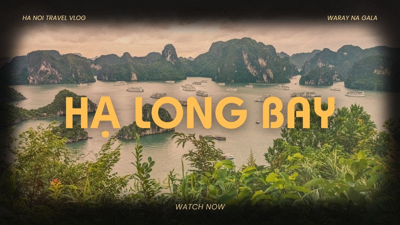 Exploring Ha Long Bay 🇻🇳 | Hidden Caves, Secret Lagoons & Epic Views from Above!