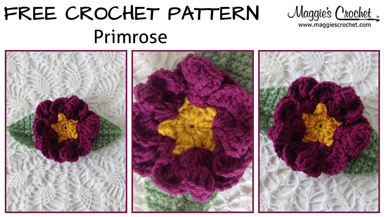 Primrose Free Crochet Pattern - Right Handed