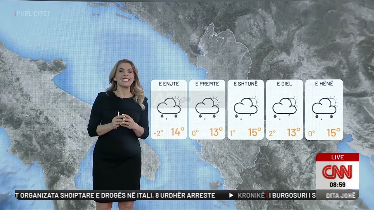 “Reshje dëbore e shiu, temperatura të ngrohta” si do të jenë kushtet atmosferike për javën