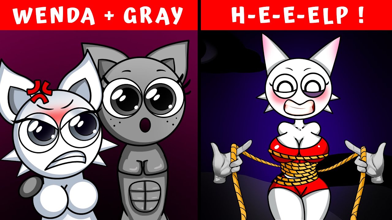 Incredibox Sprunki Wenda Sinner Edition But Wenda & Gray! Sprunki react to TikToks/Themselves 19