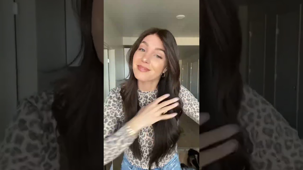 Put this beautiful brunette #wig on with me 🤩 the volume and color 🤤 #hairloss #wigs #alopecia