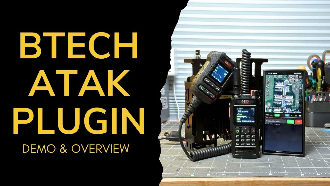 Демонстрация и обзор интеграции BTECH UV-Pro в ATAK с использованием плагина BTech Relay.