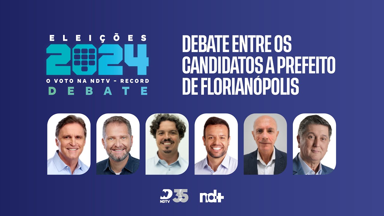 Debate à Prefeitura de Florianópolis | 1º Turno | Eleições 2024 - O VOTO NA NDTV RECORD (28/09/2024)