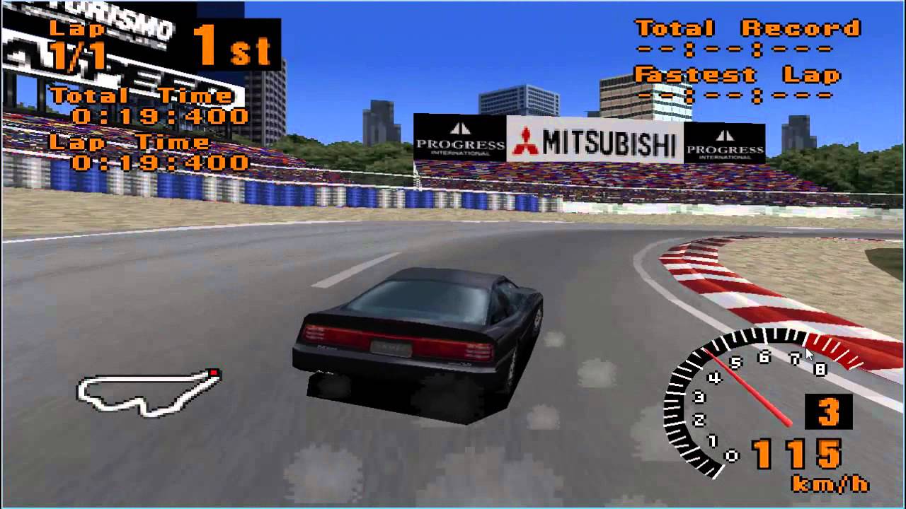 Gran Turismo 1 Sony Playstation - First Car And First Race - GT LEAGUE Sunday Cup