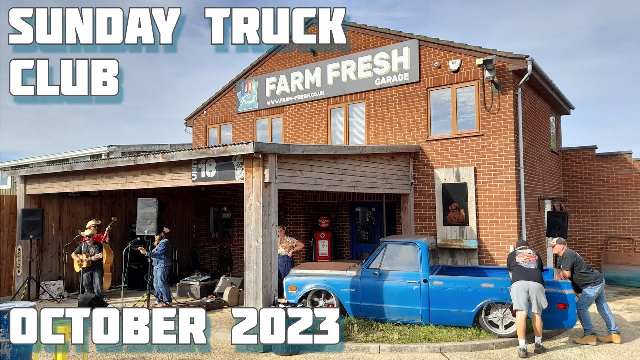 Sunday Truck Club - Farm Fresh - Rawreth - October 2023 - Custom Trucks & Classics