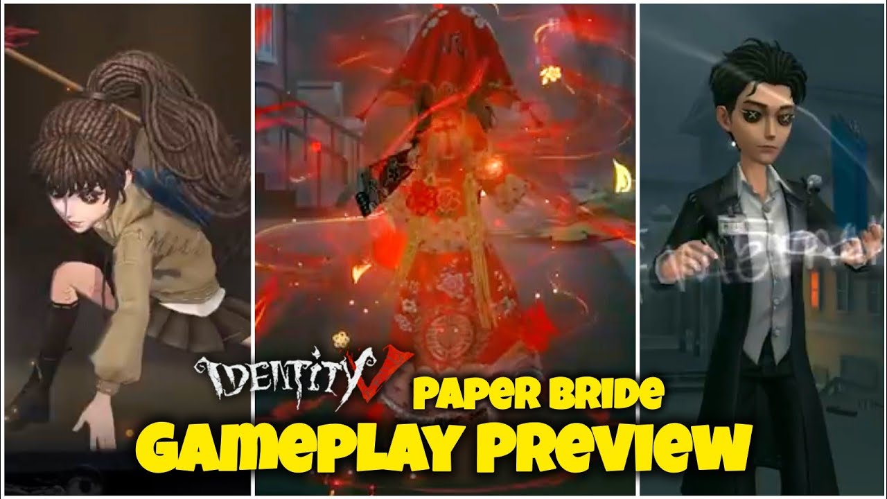 S Perfumer Nie Moli, A Antiquarian Tao Mengyan, and A Novelist Xiao Chi Identity V x Paper Bride