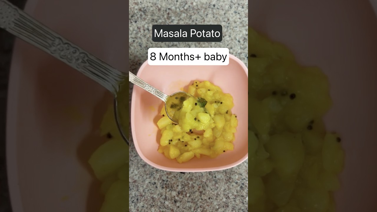 Masala Potato for Babies (8 Months+) | Quick Lunch Idea | Baby Food Recipe