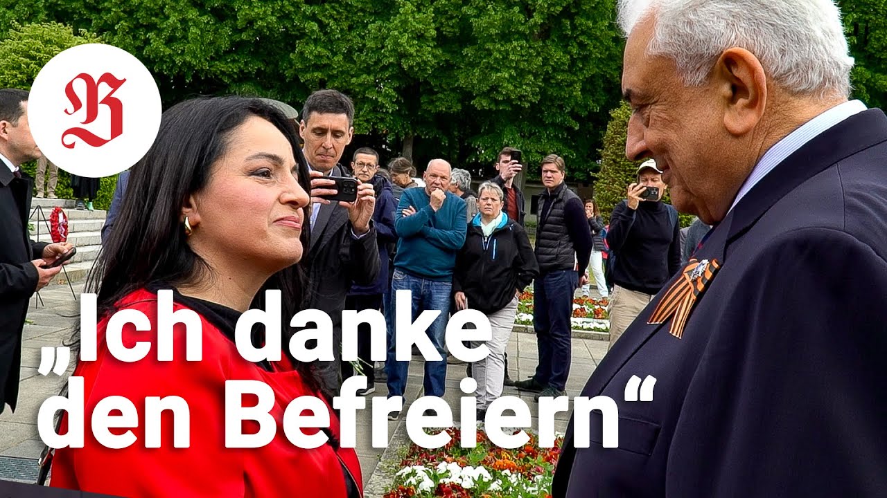 Kranzniederlegung des russischen Botschafters am 8. Mai in Berlin Pankow