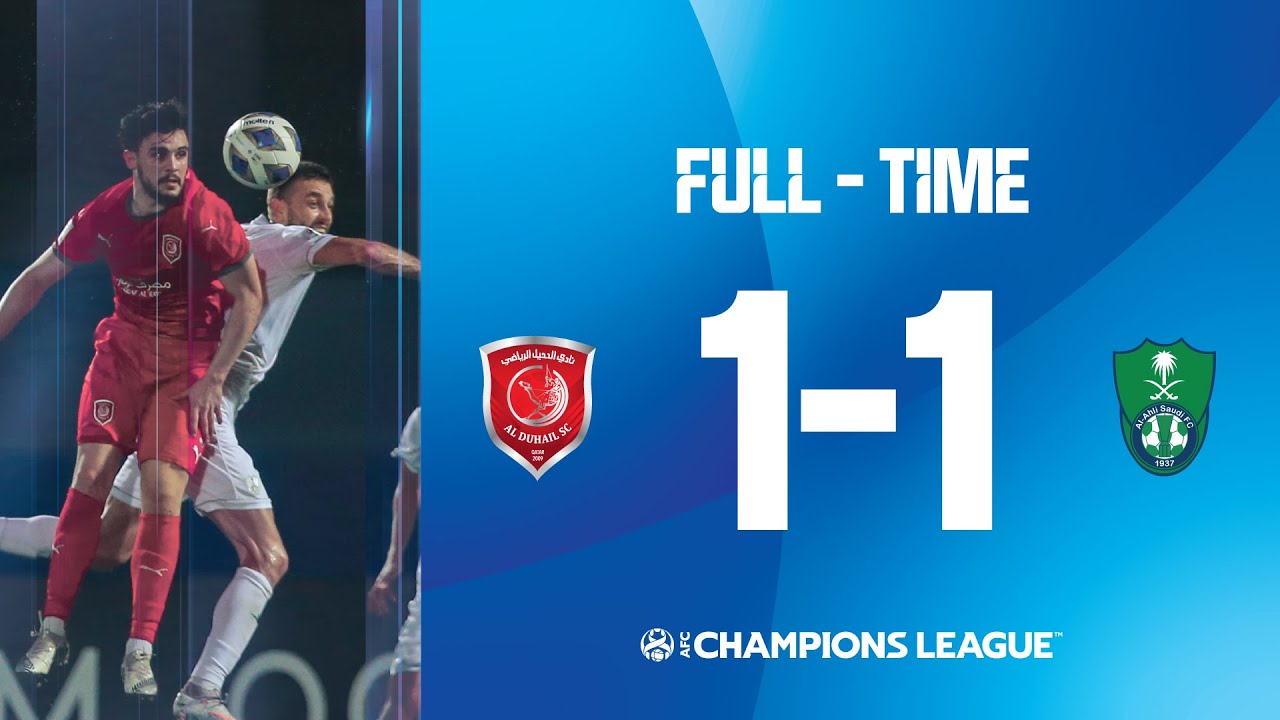 #ACL2021 - Group C | Al Duhail SC (QAT) 1 - 1 Al Ahli Saudi FC (KSA)