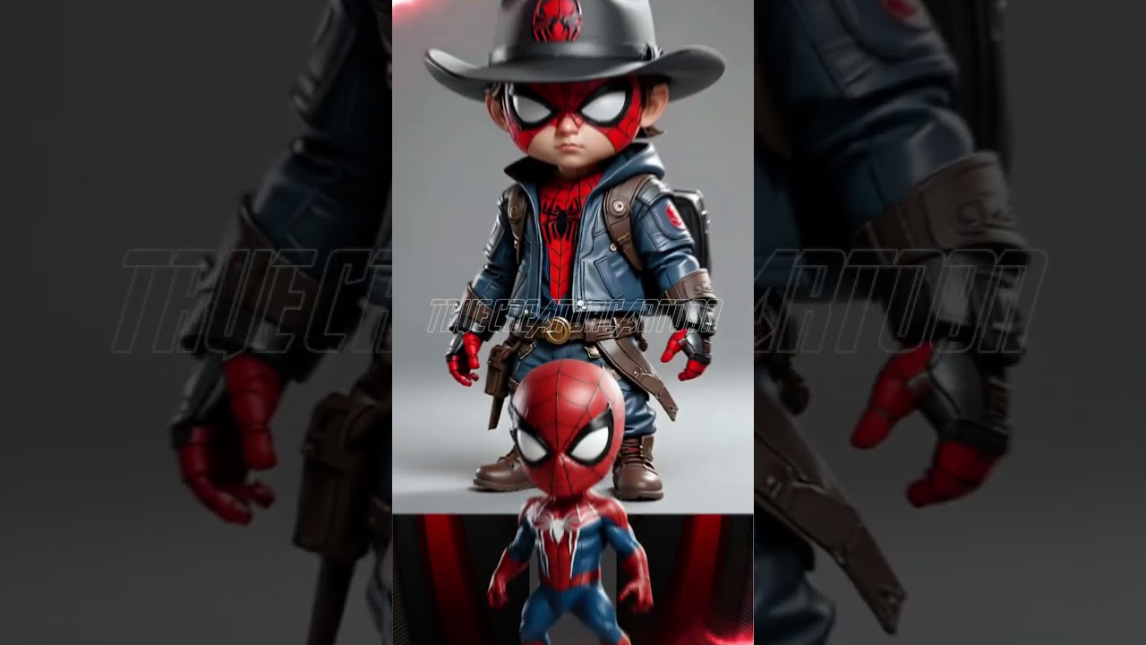 Chibi SuperHeroes armor Cowboy💥|⭕True Creator Cartoon⭕| #avengers #marvel #shorts #shortvideo